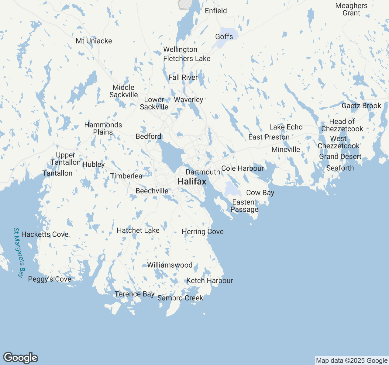 Map of Halifax
